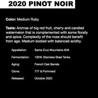 2020 - Pinot Noir